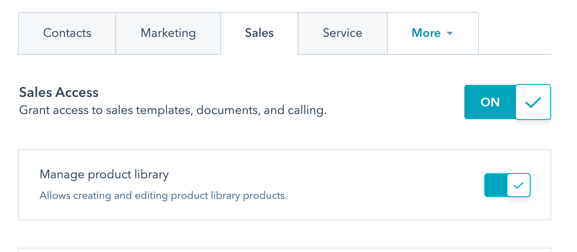 New setting to edit and add new things in the product library.