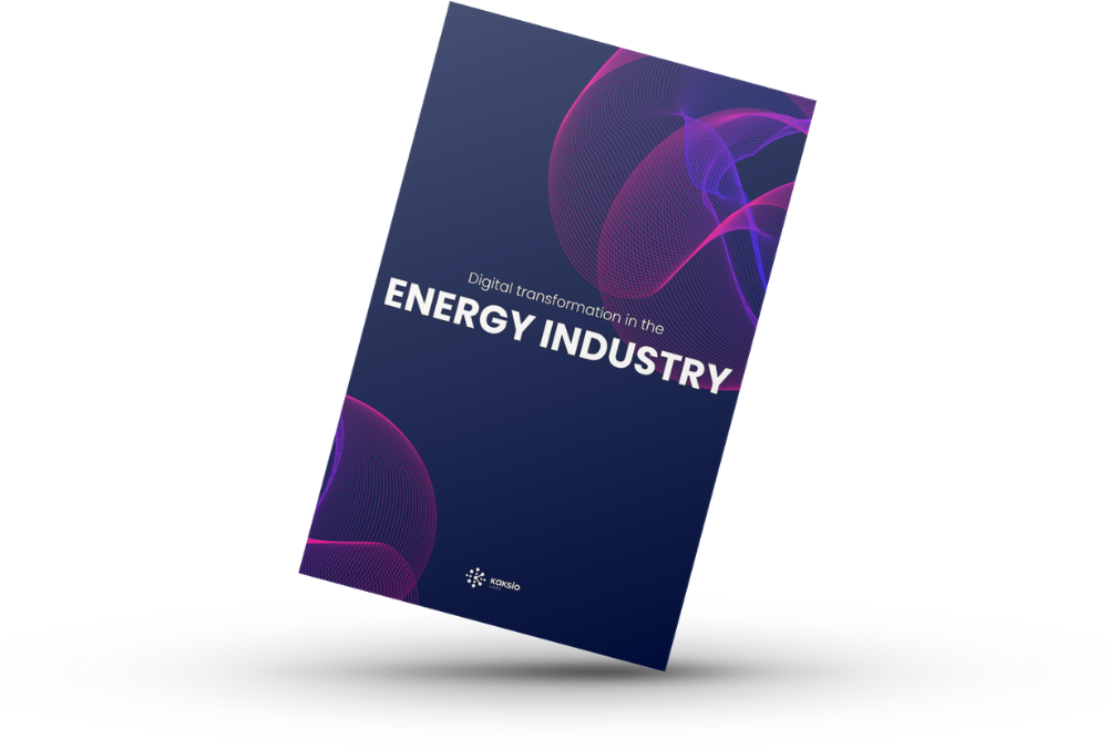 Energy industry infographic mockup