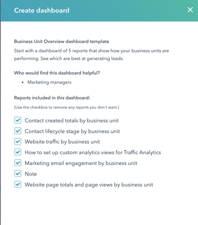 HS updates november 2021- reporting on business units