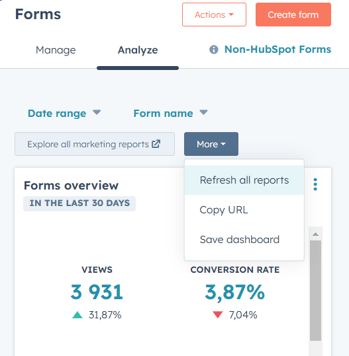 marketing Hub form tool